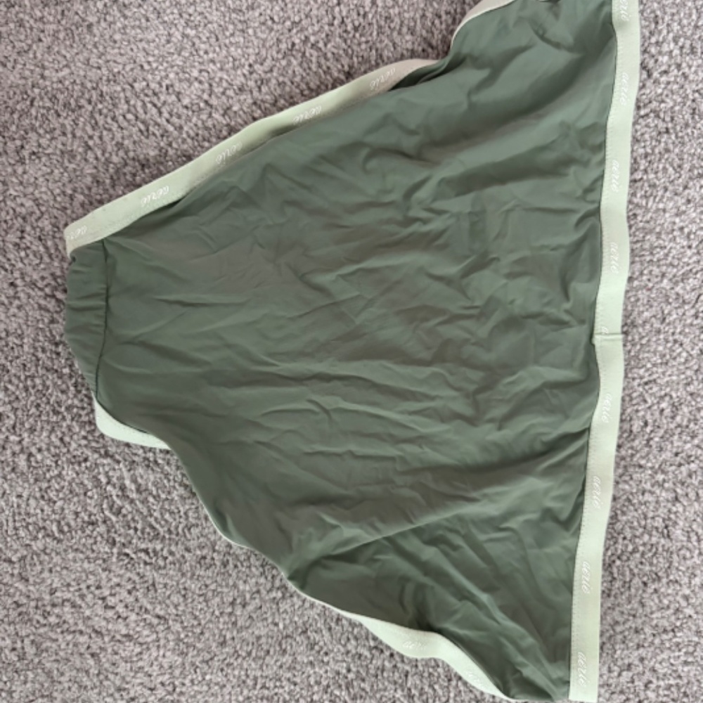 AERIE Bikini Pantie Underwear Sz L Green - Picture 3 of 5